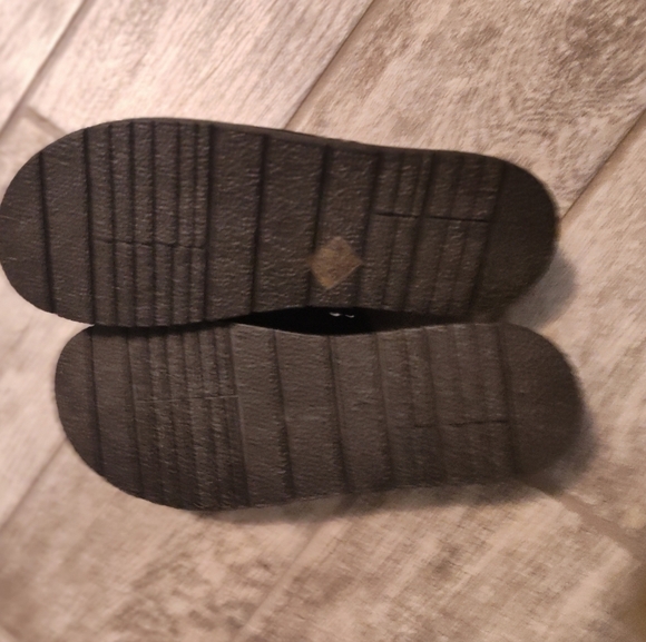 Black Studded Slide Sandals - Picture 2 of 3